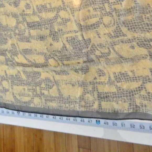 NEW AUTHENTIC RARE 2022 100% SILK CHRISTIAN DIOR PARIS SCARF SCARVE GOLD 60"X20" - Picture 5 of 15